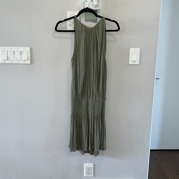 Ramy Brook Paris Blouson Smocked Halter Dress - Picture 3 of 5
